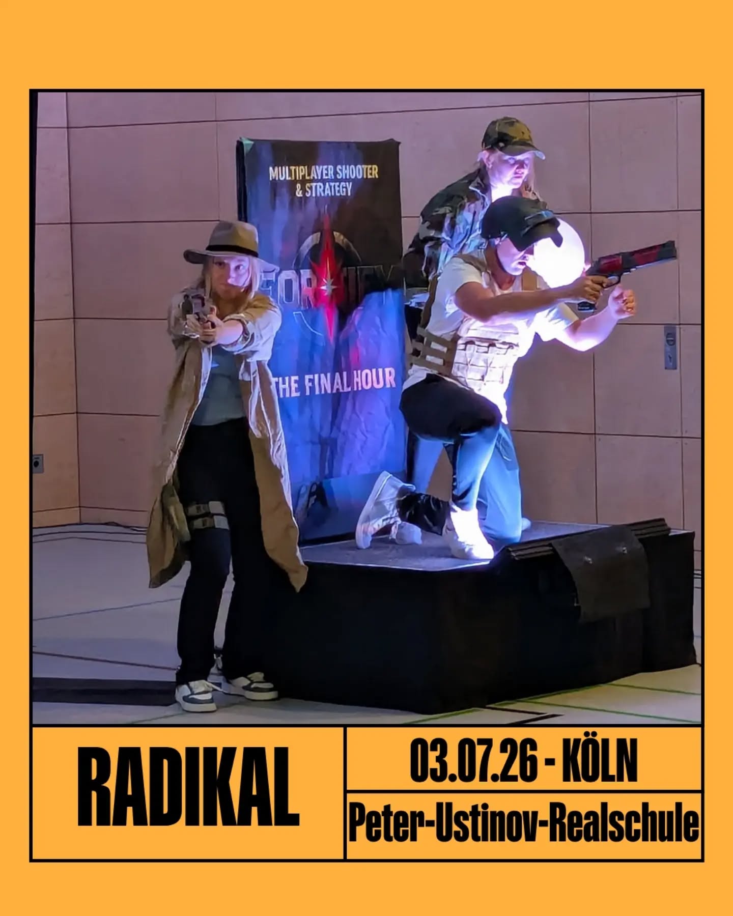 Heimspiel in Köln! Am Freitag waren wir an der Peter-Ustinov-Realschule mit RADIKAL zu Gast. Die SuS des 9. Jahrgangs waren…